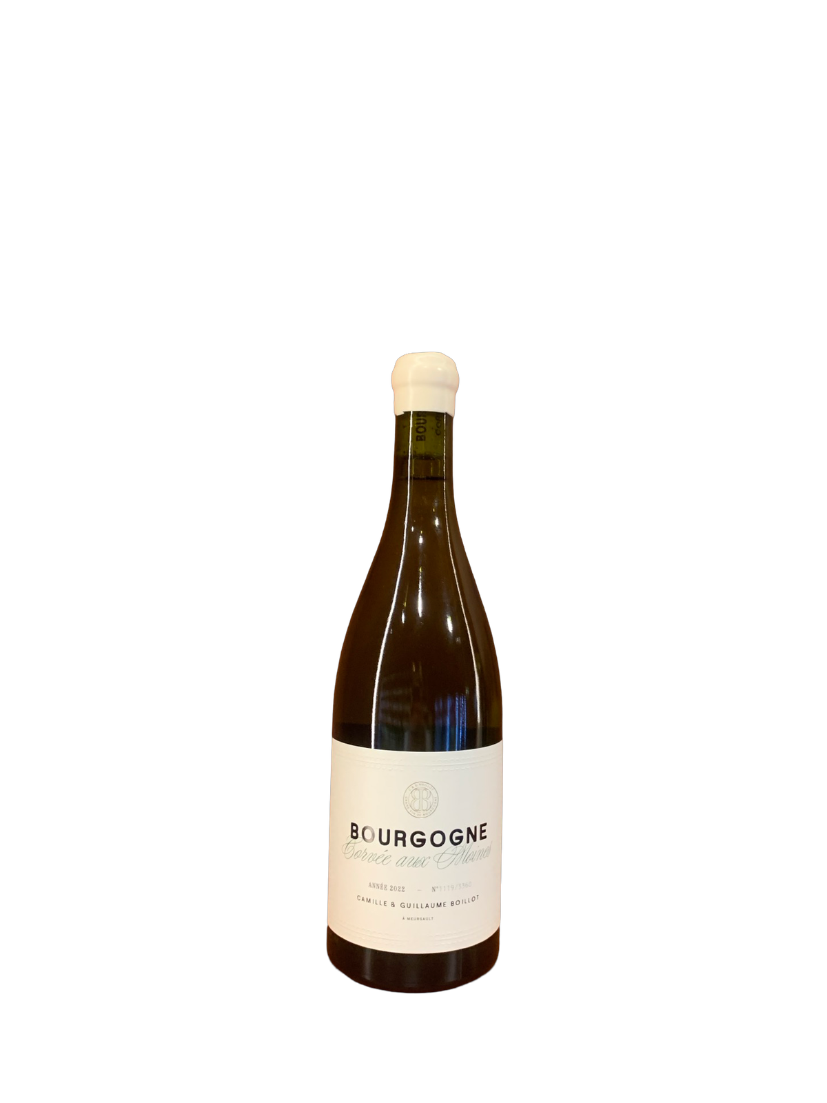 Camille et Guillaume Boillot Bourgogne Chardonnay 'Corvee aux Moines' 2022