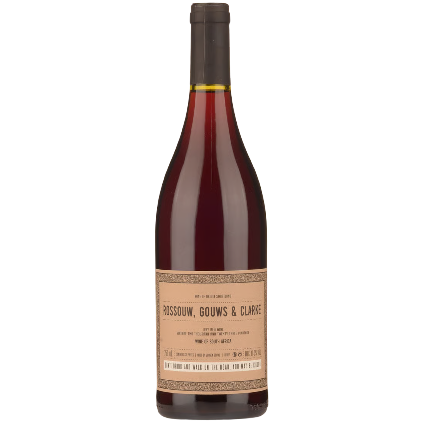 Rossouw Gouws & Clarke Dry Red (Old Vine Pinotage) 2023