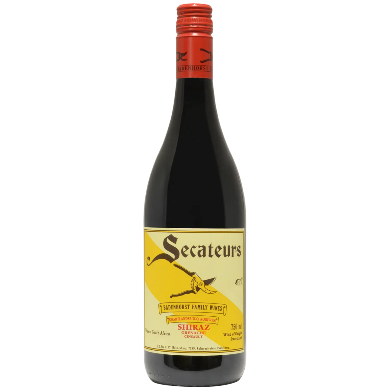 A.A. Badenhorst Secateurs Shiraz Blend 2021