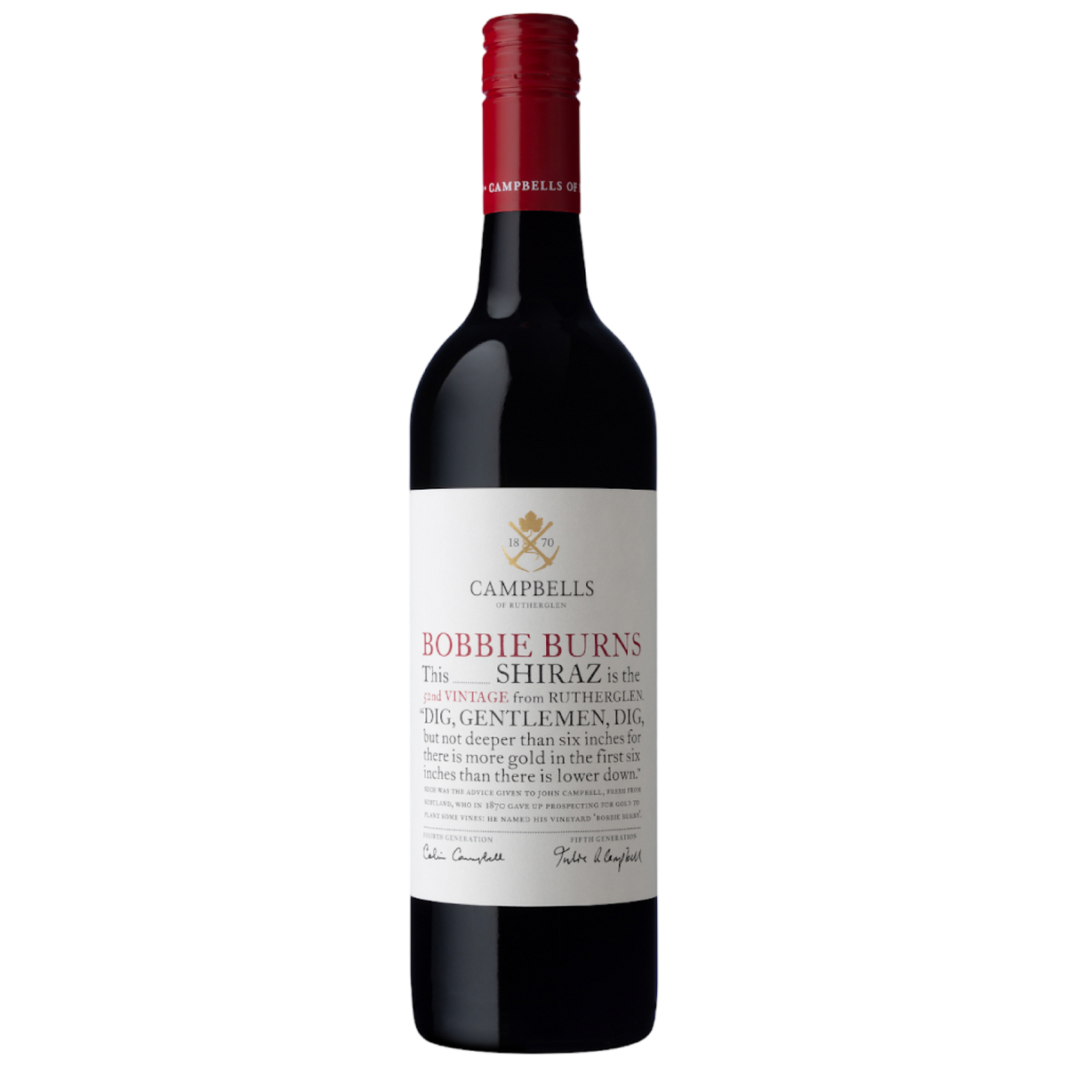 Bobbie Burns Shiraz 2022
