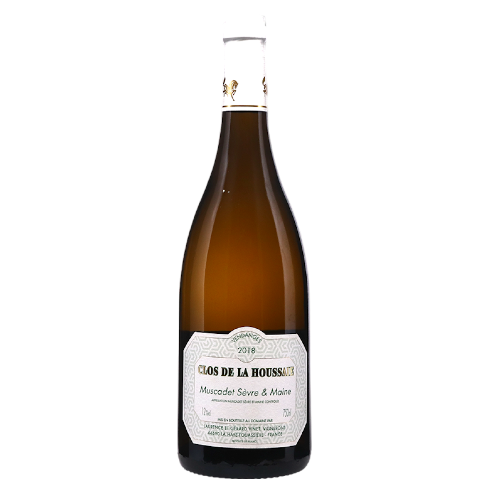 Domaine Vinet Muscadet Sevre-et-Maine Sur Lie Le Clos de la Houssaie 2018